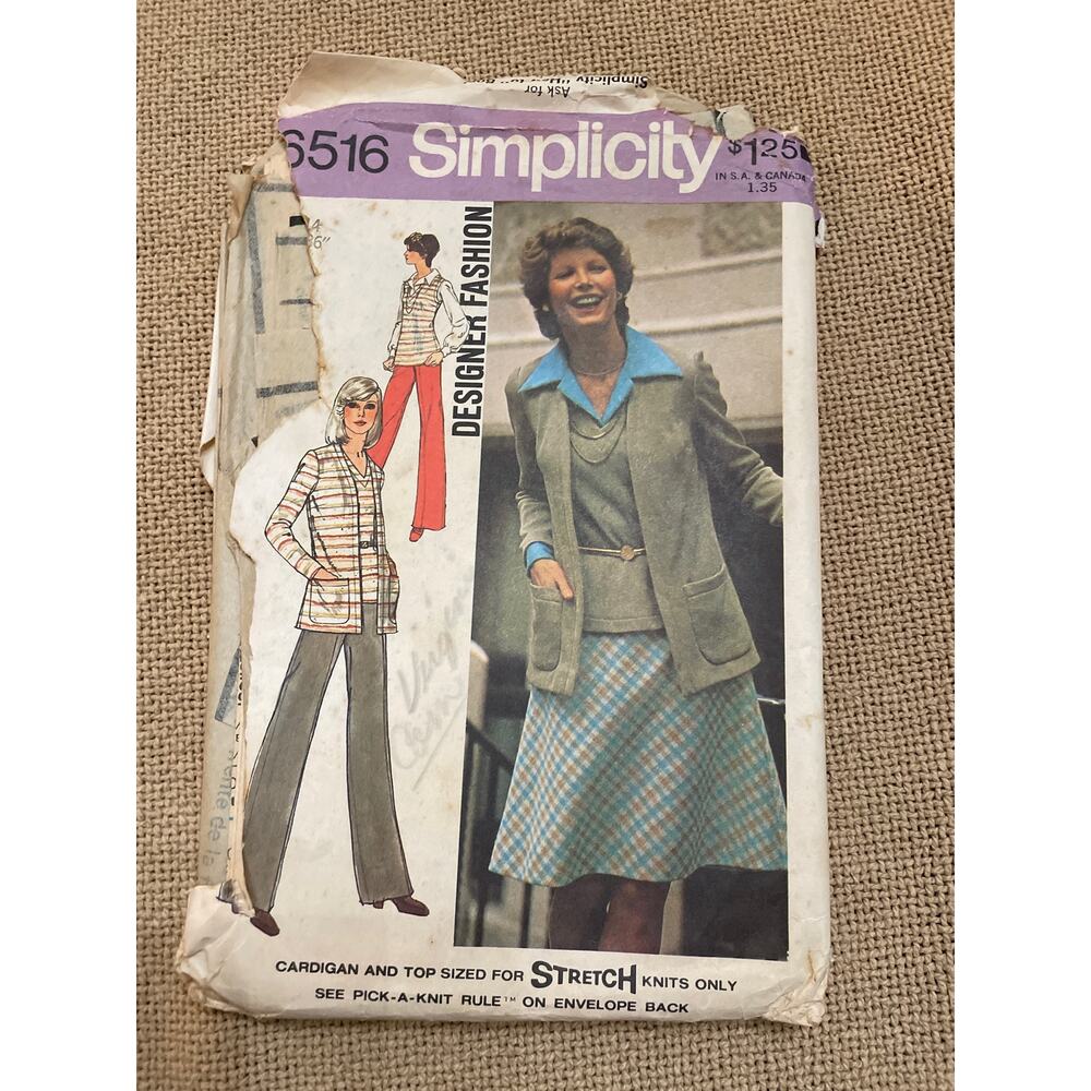 Vintage Patterns Womens Size 14 Early 70’s - Picture 6 of 10